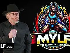 イマラチオ, 軟体, Hd, 淫乱熟女, 赤毛, コキ, 三人, レスリング