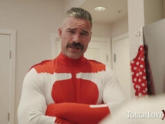 Blondine, Blasen, Vollbusig, Kehlenfick, Ehemann, Realität, Abendanzug, Titten