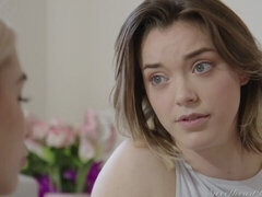 Спальня, Блондинки, Поцелуи, Лесбиянка, Лизание, Киски, Молоденькие, Сиськи