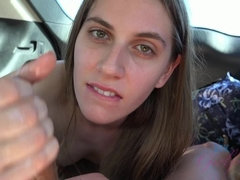 Sucer une bite, Branlette thaïlandaise, Petite amie, Poilue, De plein air, Pov, Public, Chatte