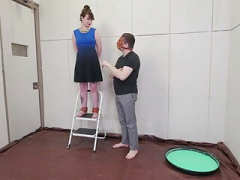Cul, Sucer une bite, Bondage, Humiliation, Léchez, Esclave, Suçant