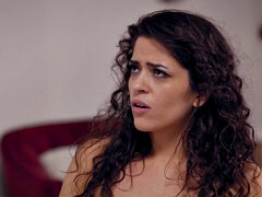 Nana, Embrassement, Lesbienne, Léchez, Chatte, Strapon