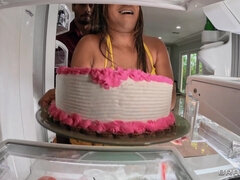 Horny Squirt Cake Destroyer Gets Butt Fucking Surprise