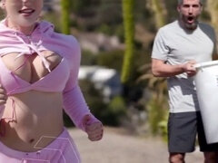 アメリカ人, フェラチオ, ズームショット, エロ熟女, カップル, 義母, 禁句, オッパイの