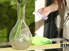 Leger, Bruinharig, Fetisj, Hd, Anaal likken, Tiener, Tieten likken, Uniformpje