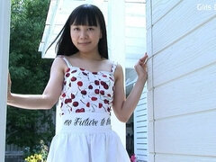 18 años, Chica, Rubia, Japonés, Masturbación, Solo, Adolescente, Tetas