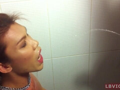 Pissed On Ladyboy Whore Mint Gives Bj