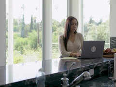 Grote kont, Bedriegen, Sperma shot, Latijnse vrouw, Likken, Moeder die ik wil neuken, Moeder, Mager