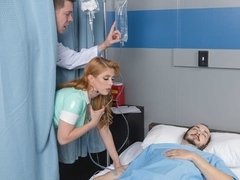 フェラチオ, バック, フェティッシュ, 手コキする, ハードコア, 淫乱熟女, 看護婦, ストッキング