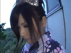 Incredible Japanese chick Aki Nagase in Crazy Public, Outdoor JAV clip