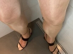 Amateur, Fetiche, Alemán, Tacones, Lencería, Nylon, Orinar, Medias largas