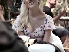 Rubia, Doble penetracion, Hd, Adolescente, Tío