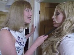 Lesbienne, Collant, Fessée