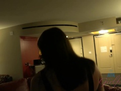 Cul, Brunette brune, Branlette thaïlandaise, Talons, Pov, Chatte, Rasée, Jupe