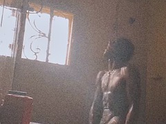 Africano, Amateur, Ébano, Lencería, Masaje, Pov, Ducha, Solo