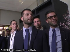 In den arsch, Arsch, Grosser schwanz, Grosse titten, Schwanz, Gruppe, Orgasmus, Orgie