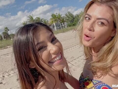 Amateur, Lesbiana, Lamidas, Lencería, Al aire libre, Coño, Afeitado, Estriptis