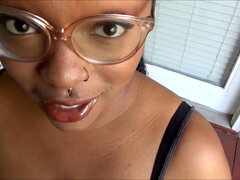 Negro, Mamada, Ébano, Gafas, Al aire libre