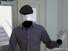 デカ尻, デカパイ, ブロンド, フェラチオ, 手コキする, 下着, 淫乱熟女, 靴