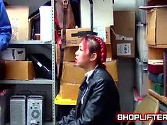 Shoplifter Sex Featuring Christy Love, Kimberly Chi, Jack Vegas
