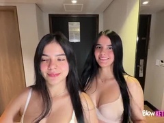 18 ans, Sucer une bite, Hd, Pov, Maigrichonne, Adolescente, Plan cul à trois, Jumeaux