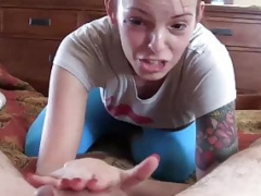 Sadomasochismus, Geschnappt, Schmuddelige sprache, Weibliche domination, Handjob, Wichsen, Pov