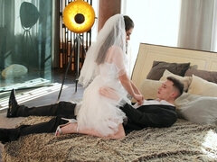 美女, フェラチオ, フィストファック, なめる, オマンコ, 結婚式