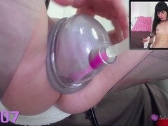 Amateur, Fait maison, Machine à baiser, Masturbation, Chatte, Adolescente, Jouets, Webcam
