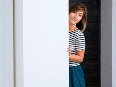 Amateur, Culo, Morena, Masturbación, Cabello corto, Solo, Medias largas, Tetas