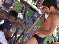 Amateur Asian patient smashed by doc