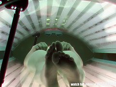 Amateur, Masturbation, Public, Réalité, Rasée, Solarium, Solo, Adolescente