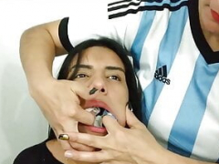 Sadomasoquismo, Morena, Atragantadas, Latina, Lesbiana, Mamá, Esclavo, Español