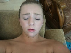 Plage, Bikini, Blonde, Sucer une bite, Petite amie, Masturbation, Culottes ou slips, Chatte