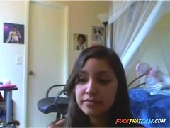 Enthousiasteling, Bruinharig, Schattig, Vriendin, Naakt, Alleen, Strippen, Webcamera