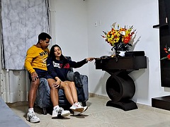 Большой член, Черные, Минет, Брюнетки, Кузина, Секс без цензуры, Латиноамериканки, Сосущие