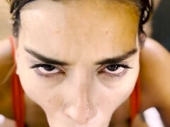 Spic babe Annie Cruz blowjob hot video