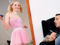 Grosser arsch, Grosser schwanz, Blondine, Kleid, Fingern, Hardcore, Zopf, Jungendliche (18+)