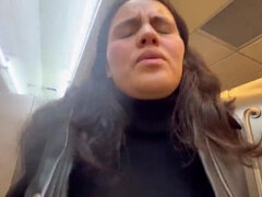 Salle de bains, Gros cul, Cinéma, Femelle, Jeans, Fille latino, Chatte, Toilettes