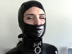 domina turned rubber restrain bondage woman