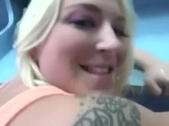Incredible oriental female having a hot amateur fuck in public