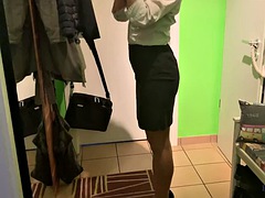 Leie, Europäisch, Fetisch, Hardcore, Absätze, Höschen, Strumpfhose, Sekretärin
