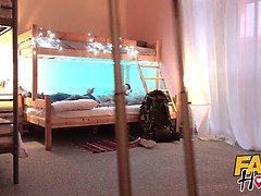 Blonde, Sucer une bite, Tir de sperme, Gorge profonde, Hd, Orgasme, Collant, Maigrichonne