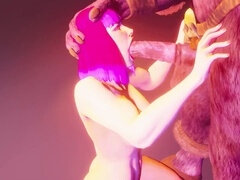 En tercera dimension, Anal, Monstruo