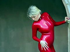 freedom in red latex