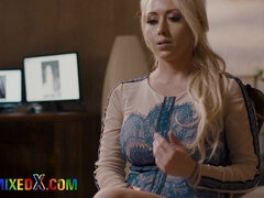 Nana, Gros seins, Blonde, Gode, Hard, Lesbienne, Strapon, Jouets