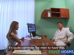 Sucer une bite, Brunette brune, Tir de sperme, Tchèque, Médecin, Hd, Serré, Uniforme