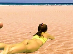 Amateur, Aisselle, Plage, Sucer une bite, Brunette brune, Fétiche