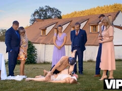 Bizarro, Novia, Checa, Vestido, Hd, Al aire libre, Público, Afeitado