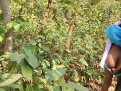 Desi Indian School Girl Fucked Hard in Jungle - Risky Outdoor Sex