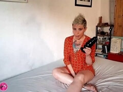 Huge dildo anal, mummy, charlie liveshow